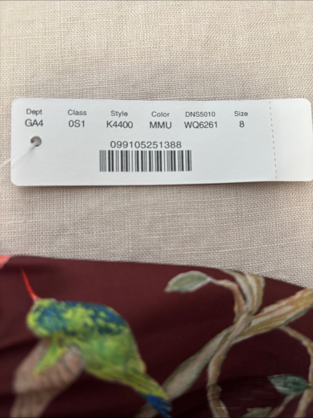 JCrew Point Sur bird menagerie size 8 maxi dress - Picture 7 of 7